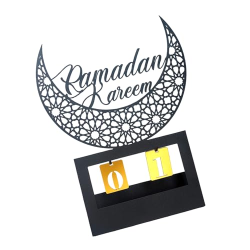 Ramadans Countdown-Kalender, Acryl, Eid Mubaraks, Ornament, Desktop-Dekoration für Zuhause, Festival, Display Ramadans Countdown-Kalender, Acryl, Eid Mubaraks, Ornament, Desktop-Dekoration für Zuhause, Festival, Display von NPXUAMTJ