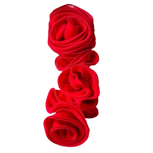 Rüschenränder, Blumenaufnäher, Abendparty, Kleid, zum Aufnähen Rüschenränder, Blumenaufnäher, Abendparty, Kleid, zum Aufnähen von NPXUAMTJ