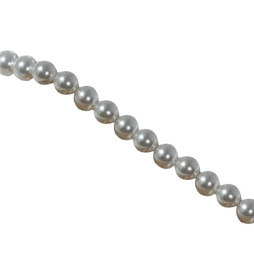 Runde Nachahmungsperlen Perlen Basteln Lassen. 8mm Glas Für Schmuckzubehör Und Wohndekorationen Runde Nachahmung Für Schmuckherstellung Und Kreative Perlenprojekte von NPXUAMTJ