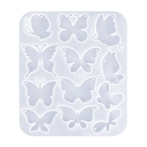Schmetterlings-Ohrring-Form, auffällige Ohrringe, Epoxidharz, individuelle Schmuckherstellung, Formen für Bastelliebhaber von NPXUAMTJ