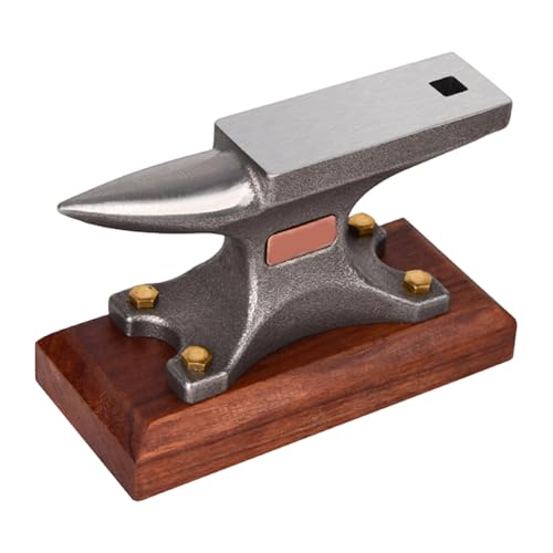 Schmieden Amboss Mit Hohen Kohlenstoffstahloberflächen Und Stoßdämpferdämpferung Holzbasis Professionelle Schwarzwächterausrüstung Metallforming Ambos von NPXUAMTJ