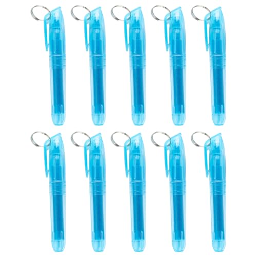 Set mit 10 bunten Textmarkern mit Metallringen, schnell trocknender Marker, Textmarker für Tagebuch, Kalender, Notizbuch, Haken-Textmarker von NPXUAMTJ