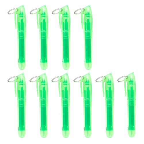Set mit 10 bunten Textmarkern mit Metallringen, schnell trocknender Marker, Textmarker für Tagebuch, Kalender, Notizbuch, Haken-Textmarker von NPXUAMTJ