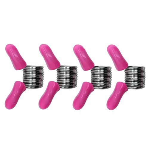 Set mit 4 Perlenstopper-Set aus Metall, zur Schmuckherstellung, Federenden, Geschenk für Bastler von NPXUAMTJ