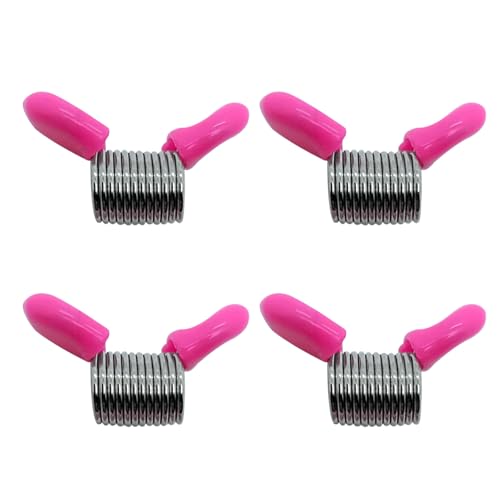 Set mit 4 Perlenstopper-Set aus Metall, zur Schmuckherstellung, Federenden, Geschenk für Bastler von NPXUAMTJ