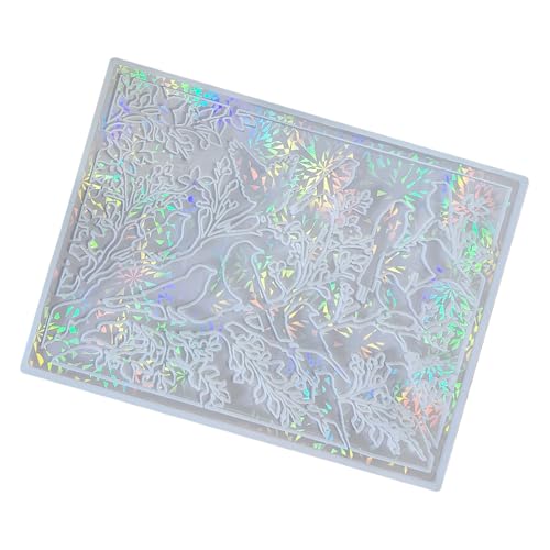 Silikon-Wandkunst-Dekorationsformen, Vögel und Blätter, Silikonform für Epoxidharz, Innenwanddekorationen von NPXUAMTJ