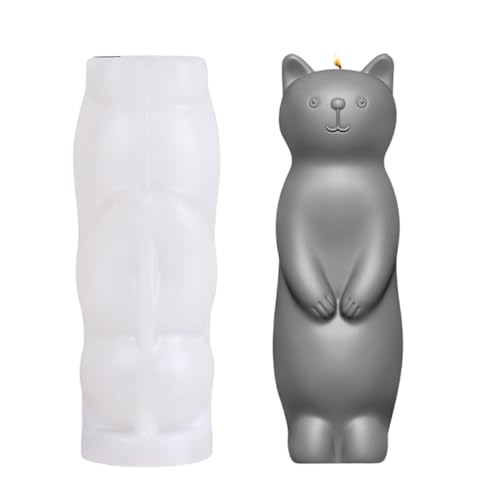 Silikonformen mit stehenden Katzen, Epoxidharz, Silikonformen für Gips, Ornamente, Dekoration von NPXUAMTJ
