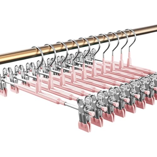 Stabil Rosts Proof Multiple Verwendung Verstellbare Kleiderbügel Kratzfeste Clips Für Schals Hosen Aufbewahrung Flexibler Breite Verstellbarer Kleiderbügel von NPXUAMTJ