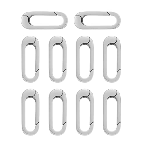 Sterlings Silberschmuck Verschlüsse Mit Zirkonia Rostfreier Stahlkette Und Armbandverstärker Für Perlen 10pcs von NPXUAMTJ