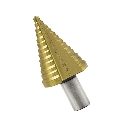 Stiefmaschinenbohrbit Mit 1/4 Zoll Sechseck/Runden Schaftkegelbohrer Bit Holzbearbeitungsschlungenwerkzeug Holzbearbeitungsgeräte Tool Stiefmaschinenbohrbit Mit 1/4 Zoll Sechseck/Runden Schaftkegelbohrer Bit Holzbearbeitungsschlungenwerkzeug Holzbearbeitungsgeräte Tool von NPXUAMTJ