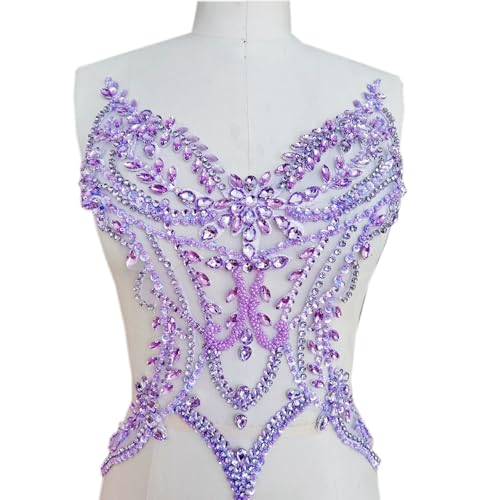 Strass-Aufnäher zum Aufnähen, Handperlen, 3D-Kostüme, Applikationen für Kostüme, Hochzeitskleid Strass-Aufnäher zum Aufnähen, Handperlen, 3D-Kostüme, Applikationen für Kostüme, Hochzeitskleid von NPXUAMTJ