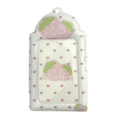Strawberry Photo Card Case 3inch PVC Photo Card Sleeve Photocard Cover Für Frauen Schüler Keyring Rucksäcke Charme Organisatoren Strawberry Photo Card Case 3inch PVC Photo Card Sleeve Photocard Cover Für Frauen Schüler Keyring Rucksäcke Charme Organisatoren von NPXUAMTJ