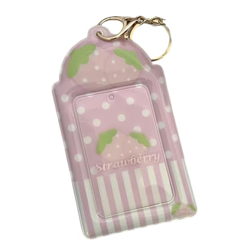 Strawberry Photo Card Case 3inch PVC Photo Card Sleeve Photocard Cover Für Frauen Schüler Keyring Rucksäcke Charme Organisatoren Strawberry Photo Card Case 3inch PVC Photo Card Sleeve Photocard Cover Für Frauen Schüler Keyring Rucksäcke Charme Organisatoren von NPXUAMTJ