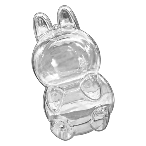 Transparente Acryl-Figuren-Vitrine mit Silikonkette für Plüschpuppe, staubdichte Plüschpuppe, transparente Figur, Tragetasche, PVC-Sammeldisplay Transparente Acryl-Figuren-Vitrine mit Silikonkette für Plüschpuppe, staubdichte Plüschpuppe, transparente Figur, Tragetasche, PVC-Sammeldisplay von NPXUAMTJ