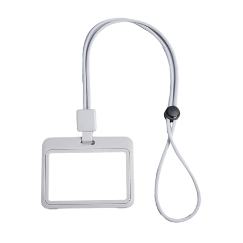 Versenkbares Lanyard Mit Kartenhalter Wasserfestes Kartenhülsenabzeichenhalter Mit Lanyard Für Büro 2 Karten Silikon Gehäuse von NPXUAMTJ