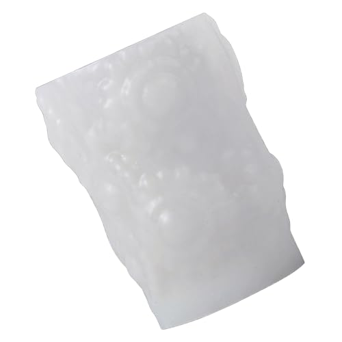 Zylindrische 3D-Silikonformen mit Blumenmotiv, Gießformen, Epoxidharz-Formen für Heimdekoration von NPXUAMTJ
