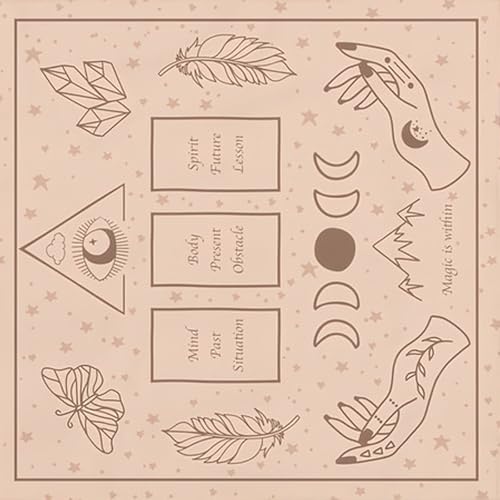 NPYQ Divinations Tischdecke Lesekarte Astrologys Tarotkarten Tischdecke Altars Stoff Göttlichkeit Brettspielzubehör NPYQ Divinations Tischdecke Lesekarte Astrologys Tarotkarten Tischdecke Altars Stoff Göttlichkeit Brettspielzubehör von NPYQ