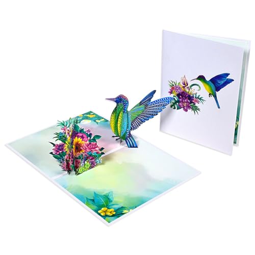 NPYQ Tanzender 3D Geburtstags Blumenkarte Zum Geburtstag Bunte Karten Blumen Themenkarte 3D Grußkarten Karte Zum Geburtstag von NPYQ