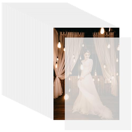 150stk Durchscheinendes Pergamentpapier für Hochzeitsfotocover, 12,7x17,8cm Bedruckbares Transparentpapier für DIY-Druck Hochzeitsfotos Babyparty Geburtstagszubehör Skizzieren 150stk Durchscheinendes Pergamentpapier für Hochzeitsfotocover, 12,7x17,8cm Bedruckbares Transparentpapier für DIY-Druck Hochzeitsfotos Babyparty Geburtstagszubehör Skizzieren von NQEUEPN