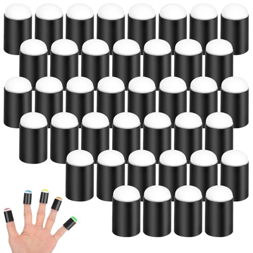 40stk Finger Schwamm-Tupfer, Mehrzweck Finger Malschwamm-Applikatoren für Gesichtsbemalung Kartenherstellung Stempeln Zeichenprojekte Basteln Kreide Tinte 40stk Finger Schwamm-Tupfer, Mehrzweck Finger Malschwamm-Applikatoren für Gesichtsbemalung Kartenherstellung Stempeln Zeichenprojekte Basteln Kreide Tinte von NQEUEPN