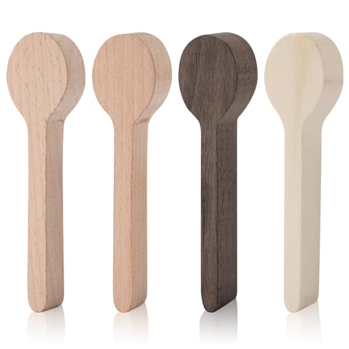 Holzlöffel zum Schnitzen Set, 4 Stück Schnitzholz Blöcke Unlackierte Holzschnitzlöffel Holzrohlinge zum Schnitzen DIY-Handwerk Geschenk für Bastelliebhaber Holzlöffel zum Schnitzen Set, 4 Stück Schnitzholz Blöcke Unlackierte Holzschnitzlöffel Holzrohlinge zum Schnitzen DIY-Handwerk Geschenk für Bastelliebhaber von NQEUEPN
