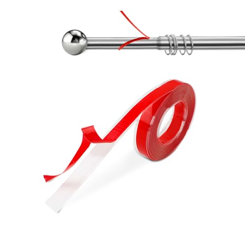 2m Transparentes Vorhanggleitband, Vorhanggleitband für Harte Oberflächen Vorhangstangenband Vorhanggleitband zum Sanften und Leisen Gleiten von Vorhängen und Vorhangringen 2m Transparentes Vorhanggleitband, Vorhanggleitband für Harte Oberflächen Vorhangstangenband Vorhanggleitband zum Sanften und Leisen Gleiten von Vorhängen und Vorhangringen von NQEUEPN