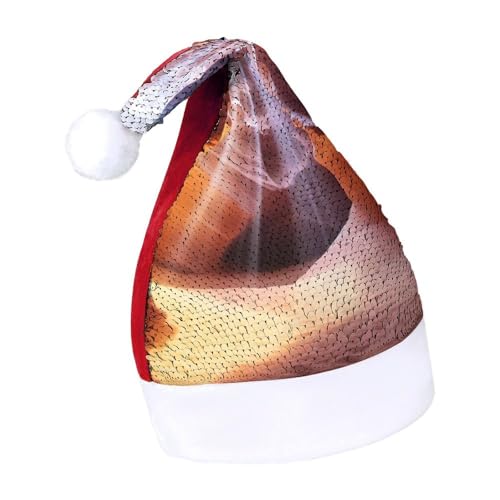 NQLYUT Weihnachtsmütze für Erwachsene, Plüschmütze, Antilope, Canyon, Pailletten, Weihnachtsmannmützen für Party NQLYUT Weihnachtsmütze für Erwachsene, Plüschmütze, Antilope, Canyon, Pailletten, Weihnachtsmannmützen für Party von NQLYUT