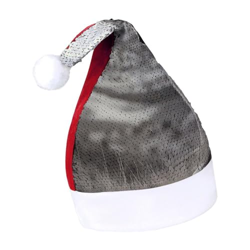 NQLYUT Weihnachtsmütze für Erwachsene, Plüschmütze, Wolf auf dem Gras, Pailletten, Weihnachtsmannmützen für Party NQLYUT Weihnachtsmütze für Erwachsene, Plüschmütze, Wolf auf dem Gras, Pailletten, Weihnachtsmannmützen für Party von NQLYUT
