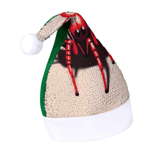 NQLYUT Weihnachtsmütze für Erwachsene, Plüschmütze, bezaubernde Tier-Pailletten, Weihnachtsmannmützen für Party NQLYUT Weihnachtsmütze für Erwachsene, Plüschmütze, bezaubernde Tier-Pailletten, Weihnachtsmannmützen für Party von NQLYUT