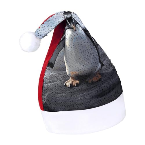 NQLYUT Weihnachtsmütze für Erwachsene, Plüschmütze, lustige Pinguine, Pailletten, Weihnachtsmannmützen für Party NQLYUT Weihnachtsmütze für Erwachsene, Plüschmütze, lustige Pinguine, Pailletten, Weihnachtsmannmützen für Party von NQLYUT