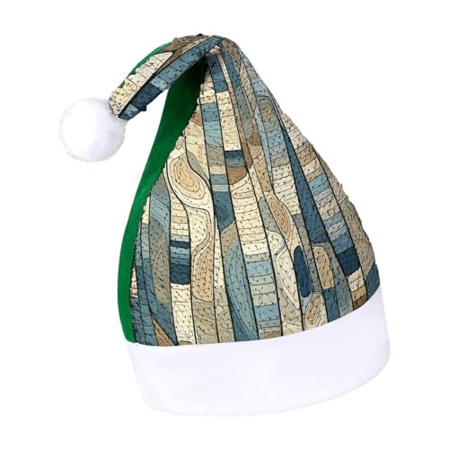 NQLYUT Weihnachtsmütze für Erwachsene, Weihnachtsmannmütze, Plüsch, Weihnachtsmütze, Form, Muster, Pailletten, Weihnachtsmannmützen für Party NQLYUT Weihnachtsmütze für Erwachsene, Weihnachtsmannmütze, Plüsch, Weihnachtsmütze, Form, Muster, Pailletten, Weihnachtsmannmützen für Party von NQLYUT