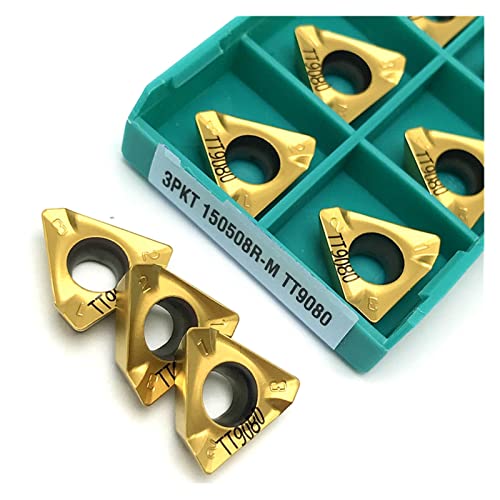 NSNGPAFACZ 3PKT150508R-M TT9080 Hartmetall-Drehwerkzeug-Wendeschneidwerkzeug Metalldrehmaschine Schneidwerkzeug 3PKT 150508R Wendefräsen Drehwerkzeug(3PMT100408R TT9080) von NSNGPAFACZ
