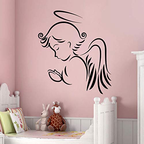 NSRJDSYT Angel Wings Wandaufkleber Baby Kinderzimmer Vinyl Wandtattoo Abnehmbare Wandtattoos Angel Wings Kinderzimmer Dekoration 42x48cm NSRJDSYT Angel Wings Wandaufkleber Baby Kinderzimmer Vinyl Wandtattoo Abnehmbare Wandtattoos Angel Wings Kinderzimmer Dekoration 42x48cm von NSRJDSYT