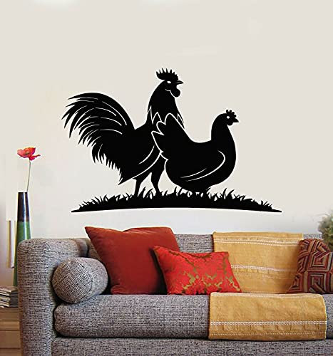 NSRJDSYT Bauernhof Tiere Vinyl Wandtattoo Wohnkultur Dorf Hahn Huhn Wandaufkleber Kinder Spielzimmer Wandbilder 107x71cm NSRJDSYT Bauernhof Tiere Vinyl Wandtattoo Wohnkultur Dorf Hahn Huhn Wandaufkleber Kinder Spielzimmer Wandbilder 107x71cm von NSRJDSYT