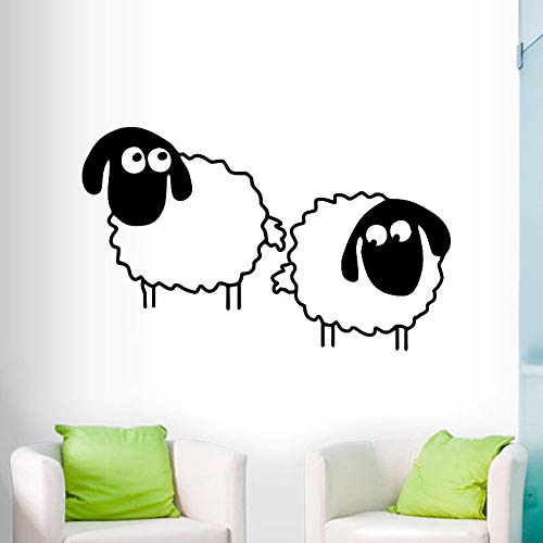 NSRJDSYT Lustige Schafe Wandaufkleber Wohnkultur Vinyl Kunst Wandbilder Kinder Kinderzimmer Dekoration Wandtattoo Kinderzimmer Tapete Poster 42x25cm NSRJDSYT Lustige Schafe Wandaufkleber Wohnkultur Vinyl Kunst Wandbilder Kinder Kinderzimmer Dekoration Wandtattoo Kinderzimmer Tapete Poster 42x25cm von NSRJDSYT