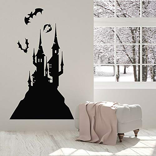 NSRJDSYT Schloss Wandtattoo Nette Fledermäuse Vinyl Wandaufkleber Dekor Kinderzimmer Kinder Schlafzimmer Wanddekoration Wohnkultur 144x84cm NSRJDSYT Schloss Wandtattoo Nette Fledermäuse Vinyl Wandaufkleber Dekor Kinderzimmer Kinder Schlafzimmer Wanddekoration Wohnkultur 144x84cm von NSRJDSYT
