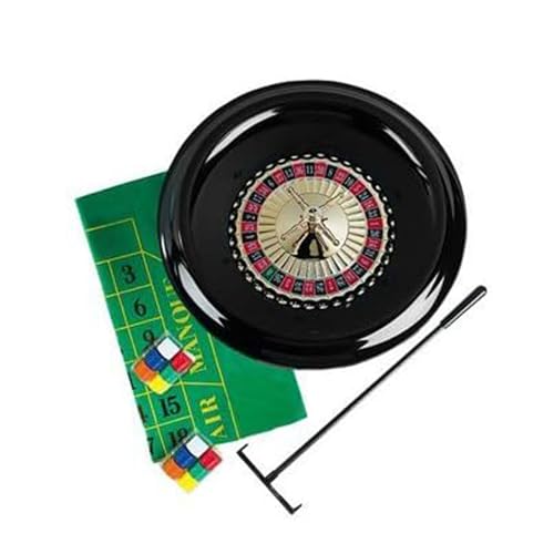 NSSXSN 40 cm großes Russisches Roulette, 16 Zoll Kunststoff-Plattenspieler, Chips, Unterhaltungsausrüstung, geeignet für den Heimgebrauch von NSSXSN