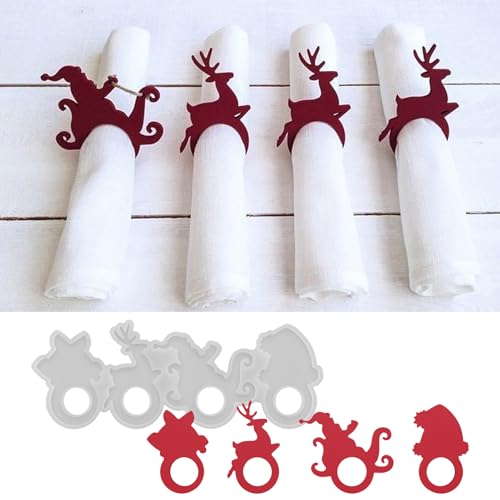 Silikonformen Weihnachten, Weihnachtsbaum Und Glocke Silikonform Kerzenhalter Weihnachtsdekoration-Anhänger DIY Gießformen Epoxidharz Formen Für DIY Weihnachtsdeko (4-teiliges Set) von NSXIN