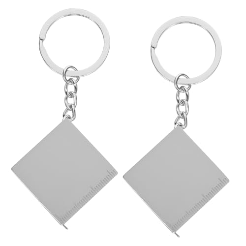 2pcs Mini -Band Messen Sie Keychain Metall -Band messen tragbares quadratisches Werkzeug für Partyfeiern 2pcs Mini -Band Messen Sie Keychain Metall -Band messen tragbares quadratisches Werkzeug für Partyfeiern von NTALJC