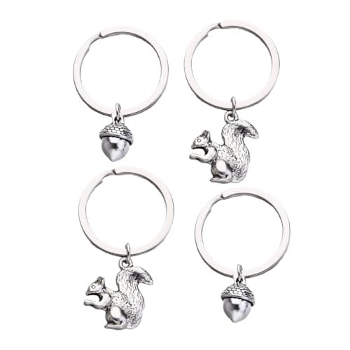 4pcs niedliche Eichhörnchen -Schlüsselschüsse einzigartig 4pcs niedliche Eichhörnchen -Schlüsselschüsse einzigartig von NTALJC