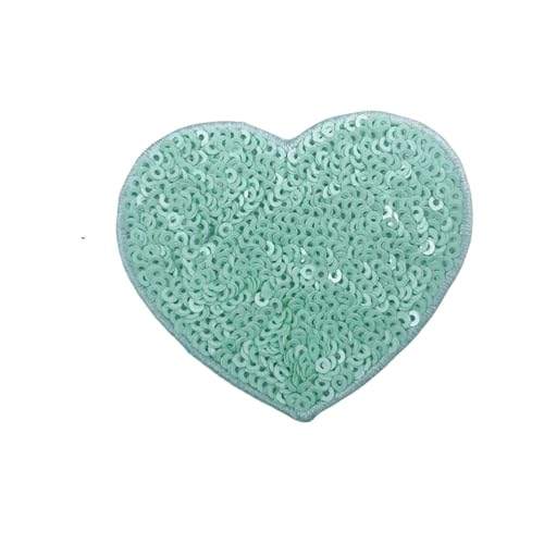 Bügeleisen auf Flecken 10pcs Pailletten Glitter Stern Bügeln Patch Stickerei Tuch Jacke Hut Dekor Accessoires Flash Star Patch DIY BRÜFUNGEN (Farbe 19, groß (12 * 12 cm)) von NTALJC