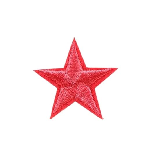 Eisen auf Flecken 10 Prozent kleine Sternflecken Eisen auf Applikation für Kleidung für Kleidung DIY -Motiv Streifen Kleidung Accessoires (Wassermelonrot) von NTALJC