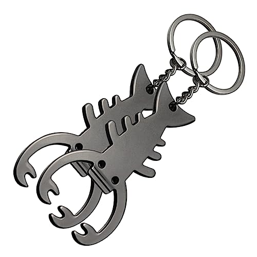 NTALJC 2pcs Creative Hummer Keychain Flaschenöffner Dekorativen Schlüsselring für Küchenbar Camping Meeresfrüchte Themenzubehör Accessoire NTALJC 2pcs Creative Hummer Keychain Flaschenöffner Dekorativen Schlüsselring für Küchenbar Camping Meeresfrüchte Themenzubehör Accessoire von NTALJC
