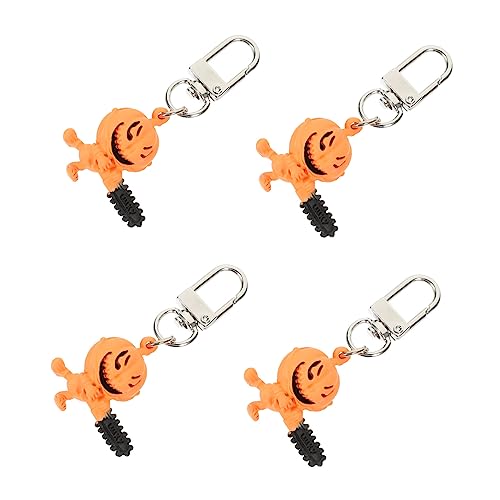 NTALJC 4PCS Halloween Kürbisschädel Schlüsselanhänger Premium -Schlüsselringdekor für Taschen Einzigartige Partybevorzugung Favours Fun Decorative Anhänger für Halloween -Feierlichkeiten NTALJC 4PCS Halloween Kürbisschädel Schlüsselanhänger Premium -Schlüsselringdekor für Taschen Einzigartige Partybevorzugung Favours Fun Decorative Anhänger für Halloween -Feierlichkeiten von NTALJC