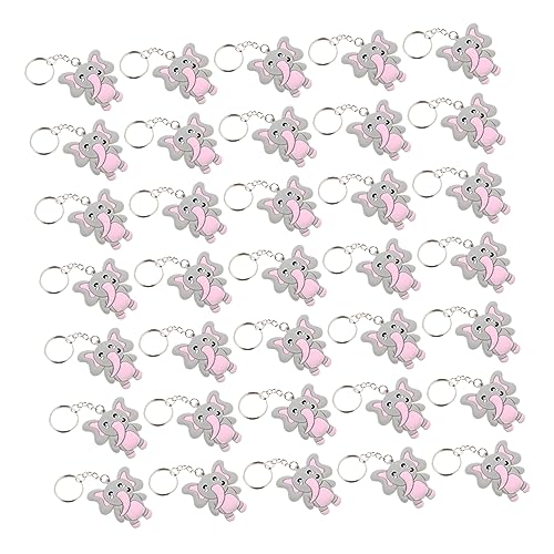 NTALJC 50pcs weicher Elefant Keychain Cartoon Tierschlüsselrucksack Anhänger Schlüsselleger einzigartig für Anlässe NTALJC 50pcs weicher Elefant Keychain Cartoon Tierschlüsselrucksack Anhänger Schlüsselleger einzigartig für Anlässe von NTALJC