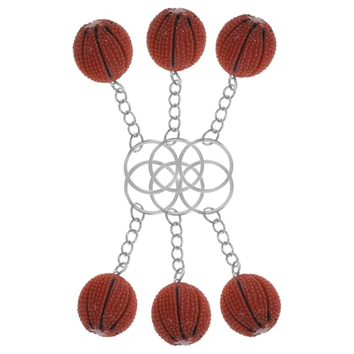 NTALJC 6pcs Basketball Keychains Schoolbag Anhänger Fun Party bevorzugt Souvenirs Basketball -Fans Team Spirit für Geburtstage Valentinstag Besondere Anlässe NTALJC 6pcs Basketball Keychains Schoolbag Anhänger Fun Party bevorzugt Souvenirs Basketball -Fans Team Spirit für Geburtstage Valentinstag Besondere Anlässe von NTALJC