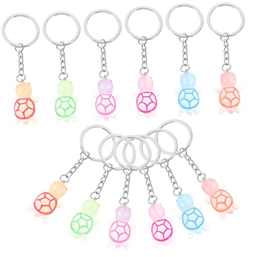 NTALJC Luminöser Schildkrötenschlüsselkäse -Set 24PCs Glühen Dark Mini Turtle Figuren farbenfrohe Harz -Schlüsselanhänger Keyrings für Reisen und Geschenke NTALJC Luminöser Schildkrötenschlüsselkäse -Set 24PCs Glühen Dark Mini Turtle Figuren farbenfrohe Harz -Schlüsselanhänger Keyrings für Reisen und Geschenke von NTALJC