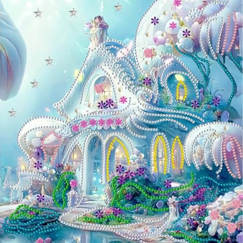NTBLKCFR Diamond Art Painting Anhänger, 5D Vogelheim Diamond Painting Fensterbilder anhänger, Blumen Hängende Ornament für Erwachsene Diamant Malerei Basteln Tür Fenster Deko (16) von NTBLKCFR