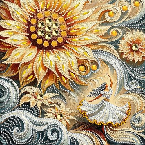 NTBLKCFR Diamond Art Painting Anhänger, 5D Vogelheim Diamond Painting Fensterbilder anhänger, Blumen Hängende Ornament für Erwachsene Diamant Malerei Basteln Tür Fenster Deko (23) von NTBLKCFR