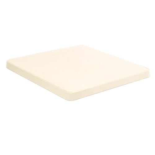 Elastische quadratische Tischdecke, quadratische Stretch-Tischdecke, Tischplattenabdeckung, langlebige Tischdecke, passende Tischdecke mit Gummizug for Esszimmer, Küche, Zuhause, Party(Beige) von NTDMSFWM